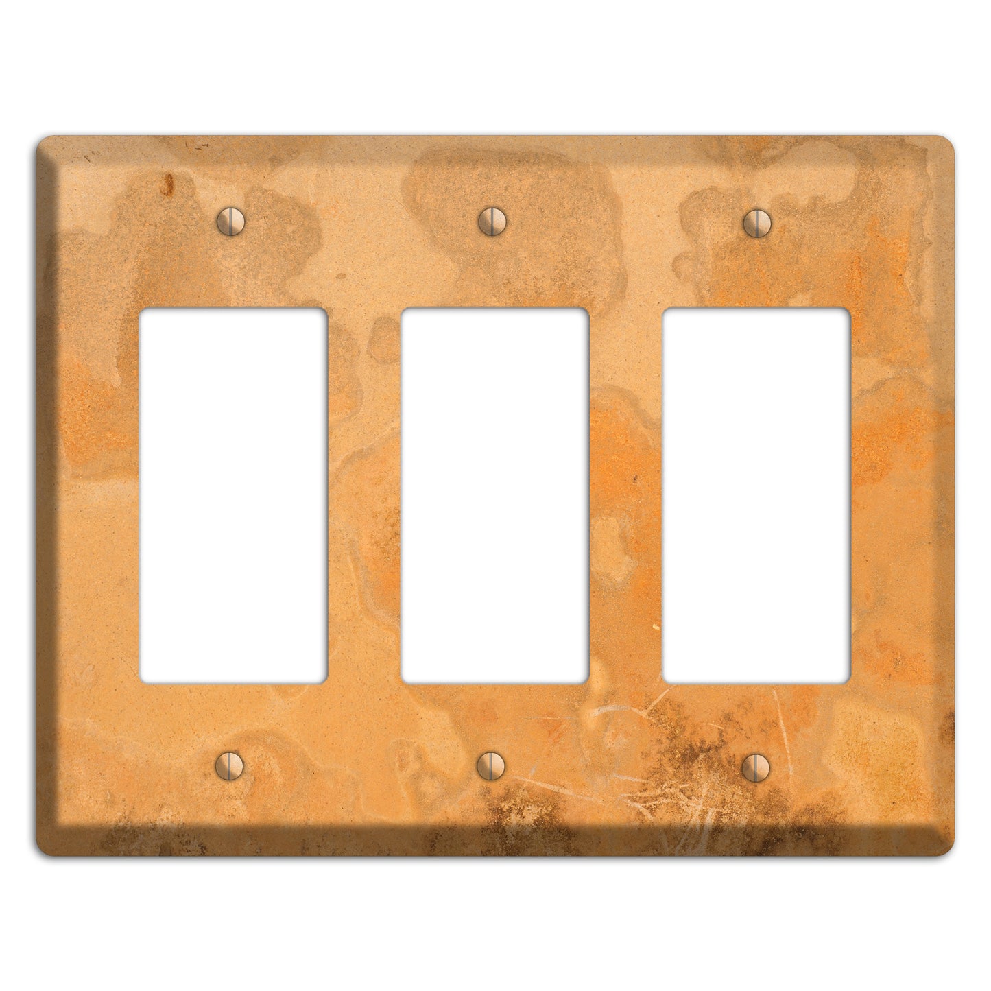 Tan Concrete 3 Rocker Wallplate