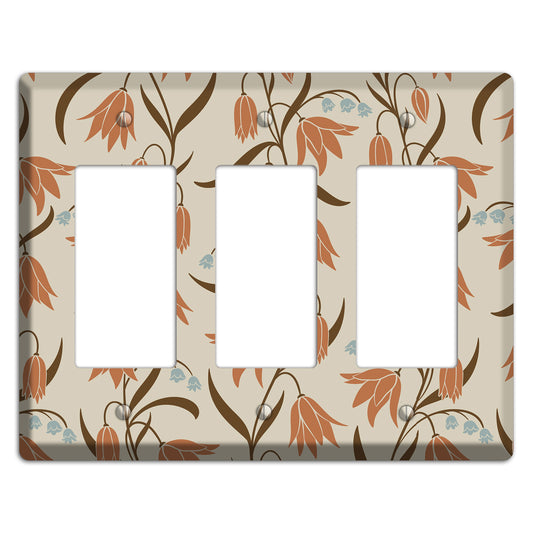 Spring Floral 1 3 Rocker Wallplate