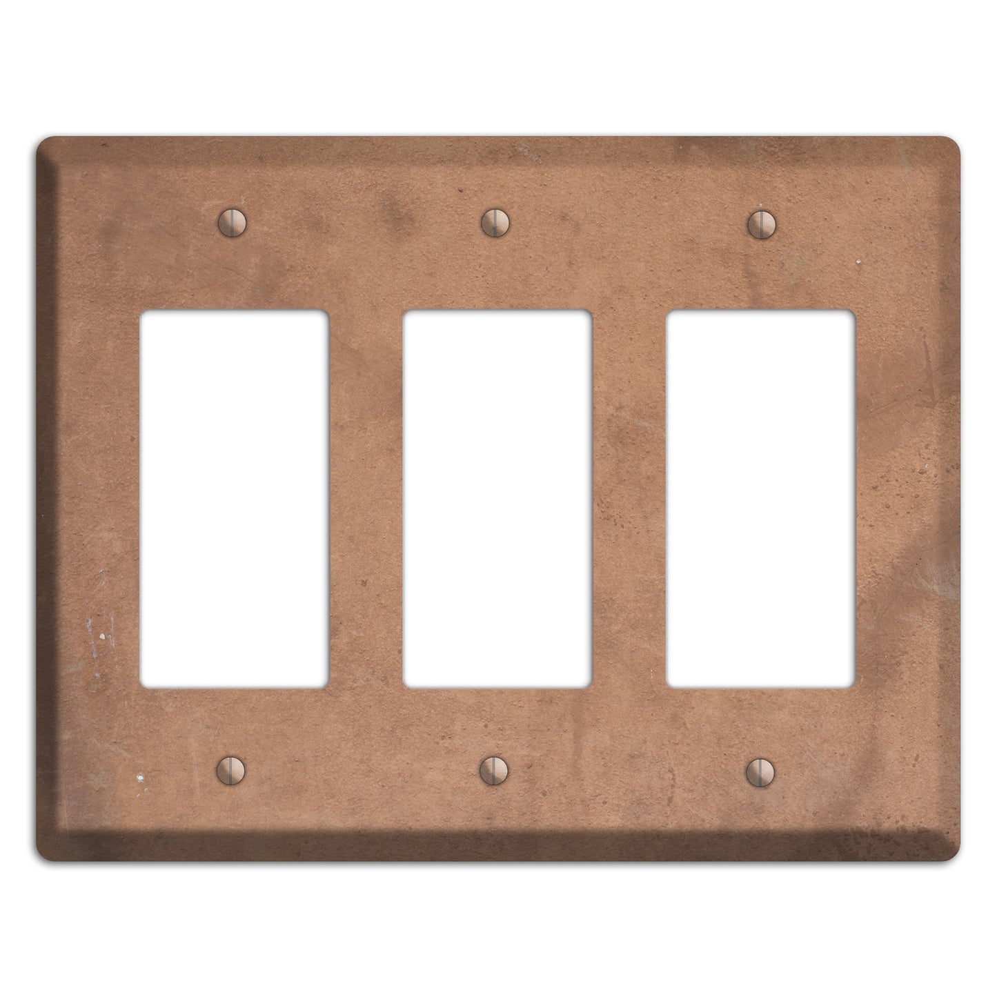 Light Brown Concrete 3 Rocker Wallplate