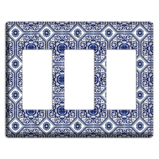 Tavira Tiles 1 3 Rocker Wallplate