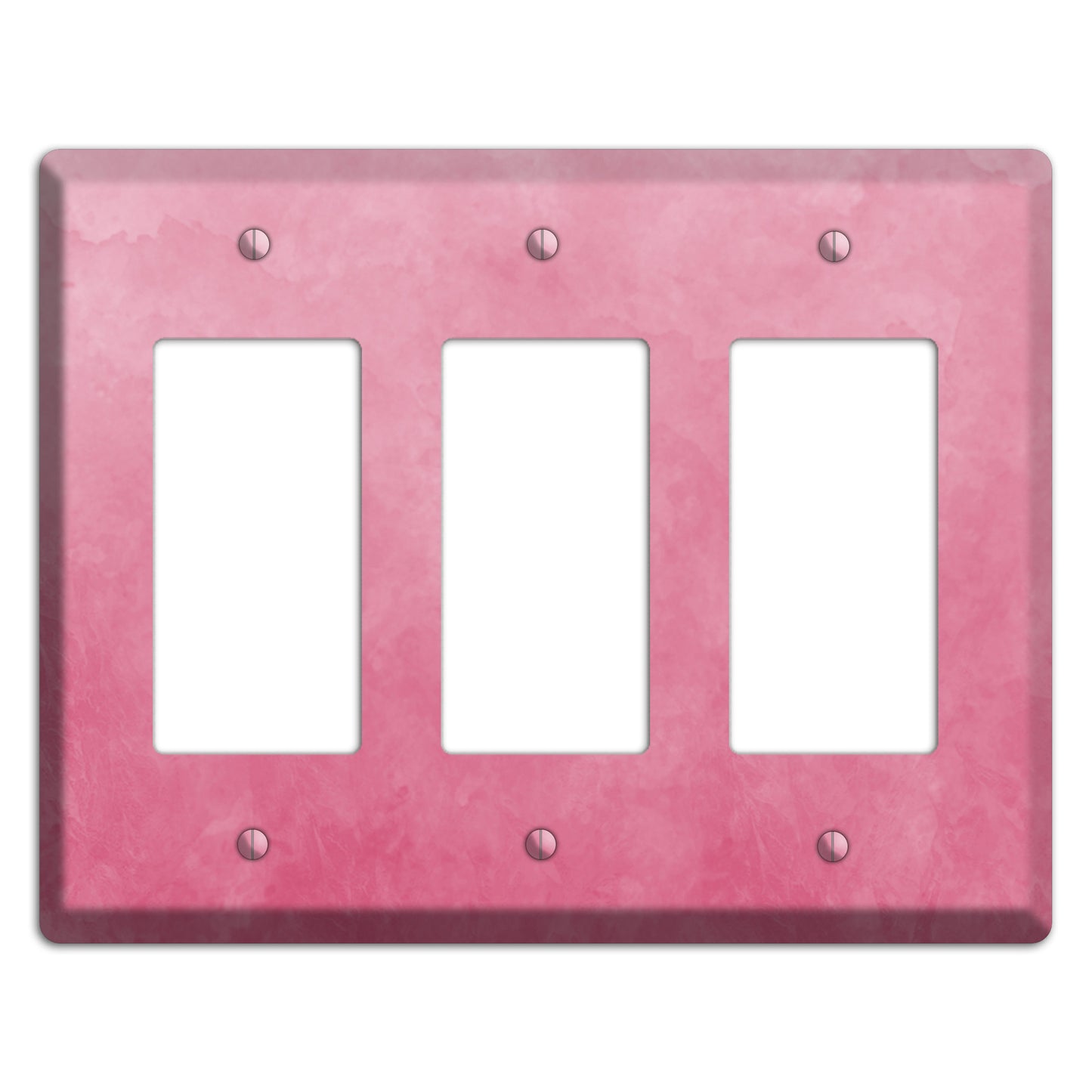 Pink Ombre 3 Rocker Wallplate