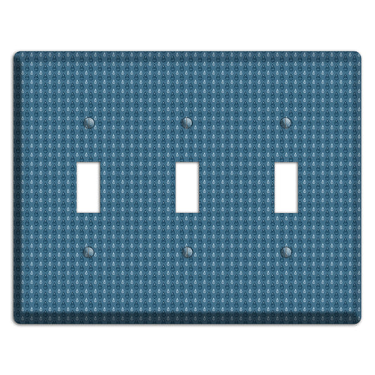 Blue Drops 3 Toggle Wallplate