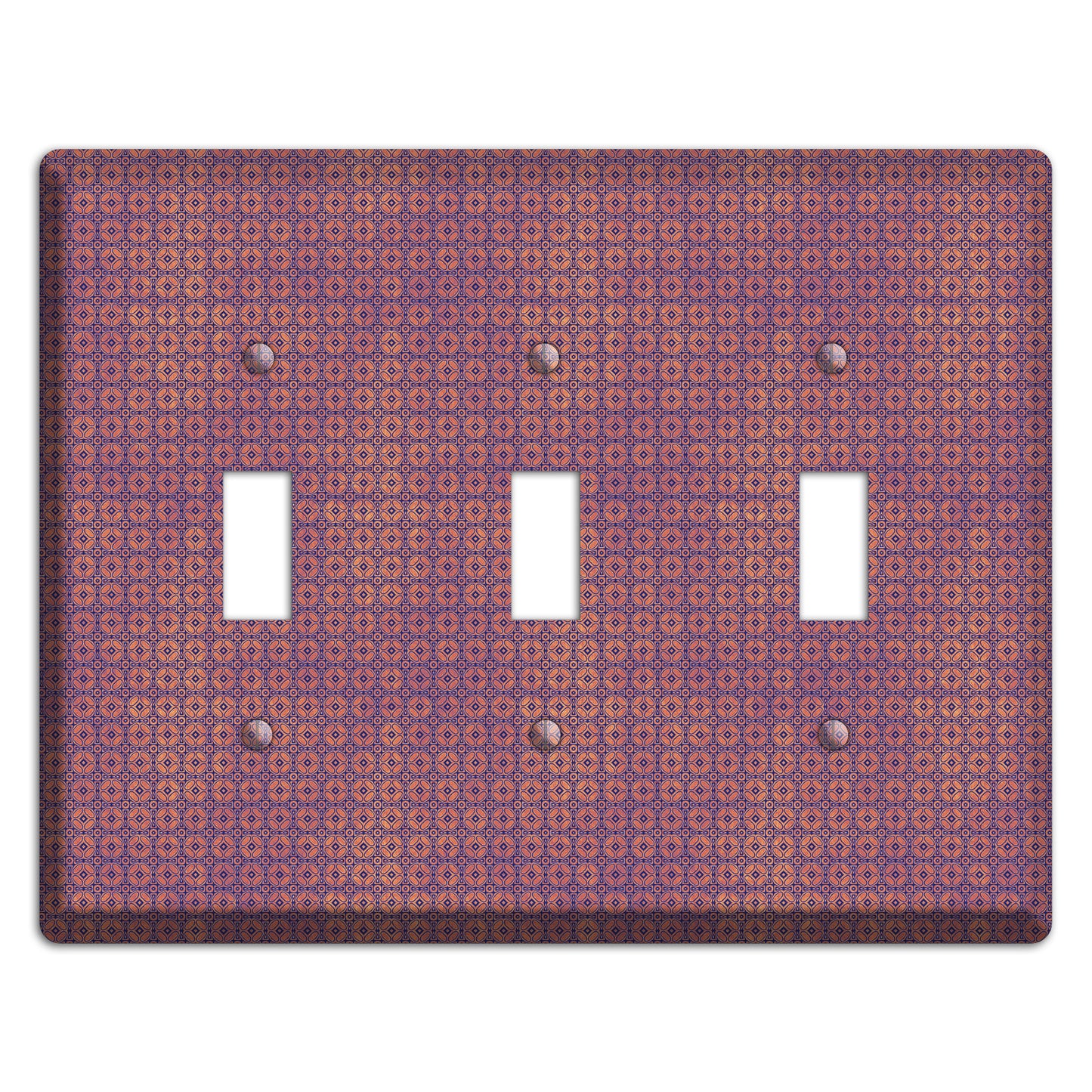 Multi Cranberry Arabesque 3 Toggle Wallplate