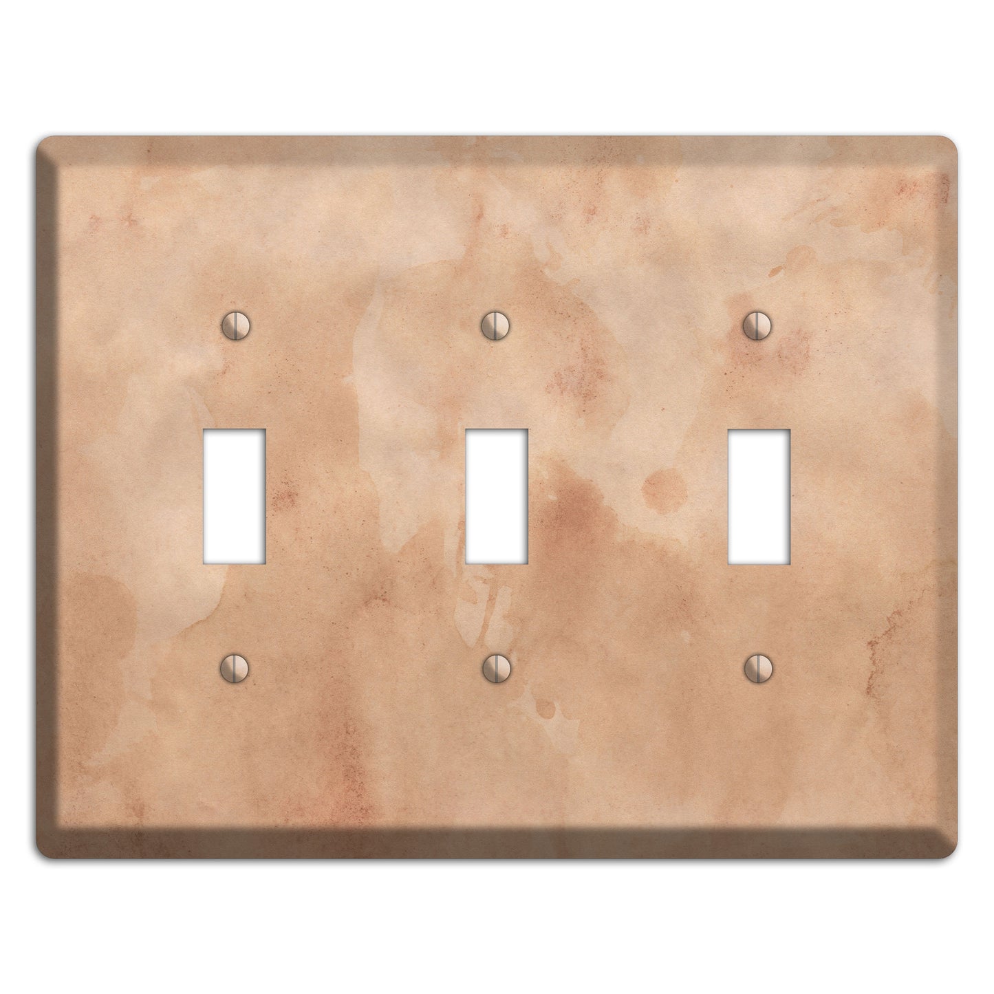 Aged Paper 1 3 Toggle Wallplate