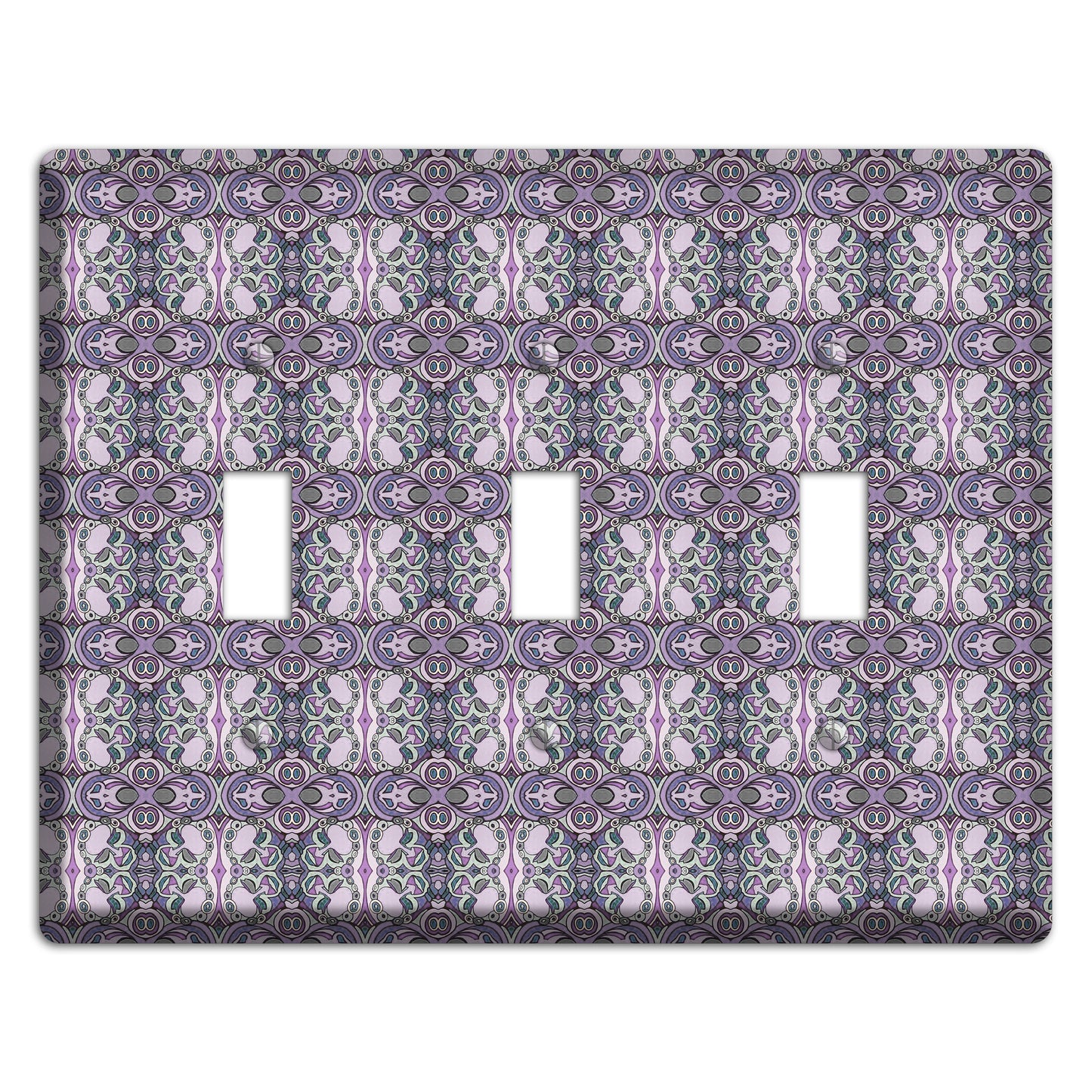 Pink Purple Sage Tapestry 2 3 Toggle Wallplate