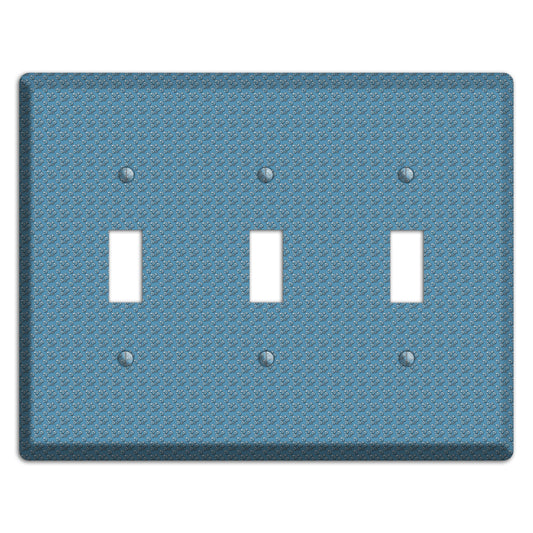 Blue Bubbles 3 Toggle Wallplate